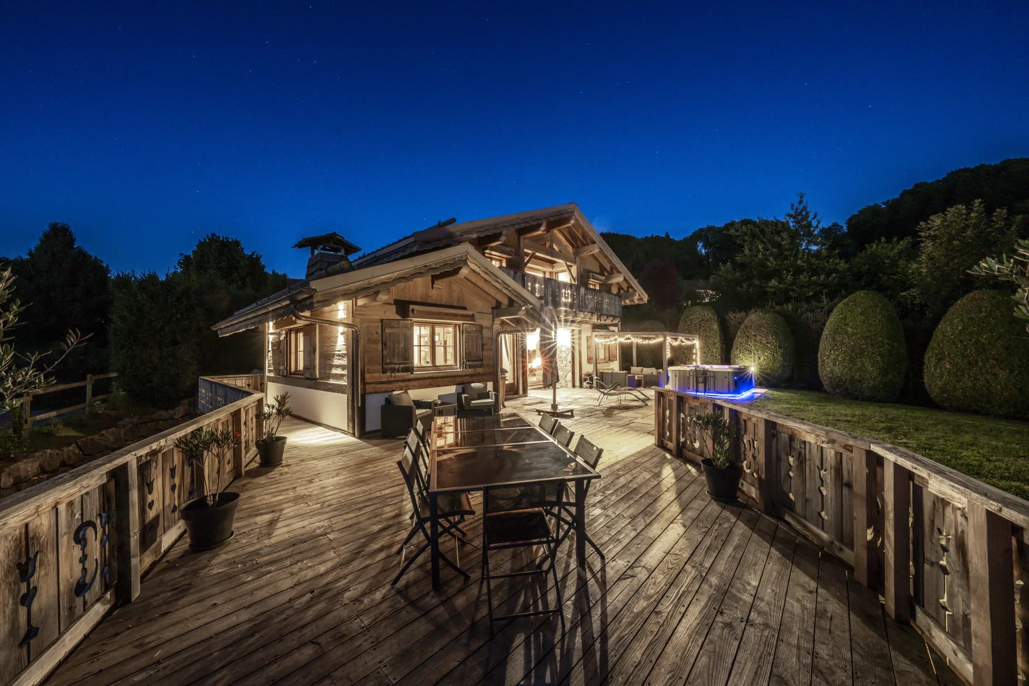Chalet de nuit